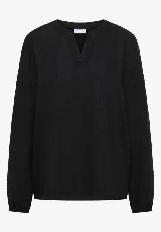 Tuniek in effen kleur Black