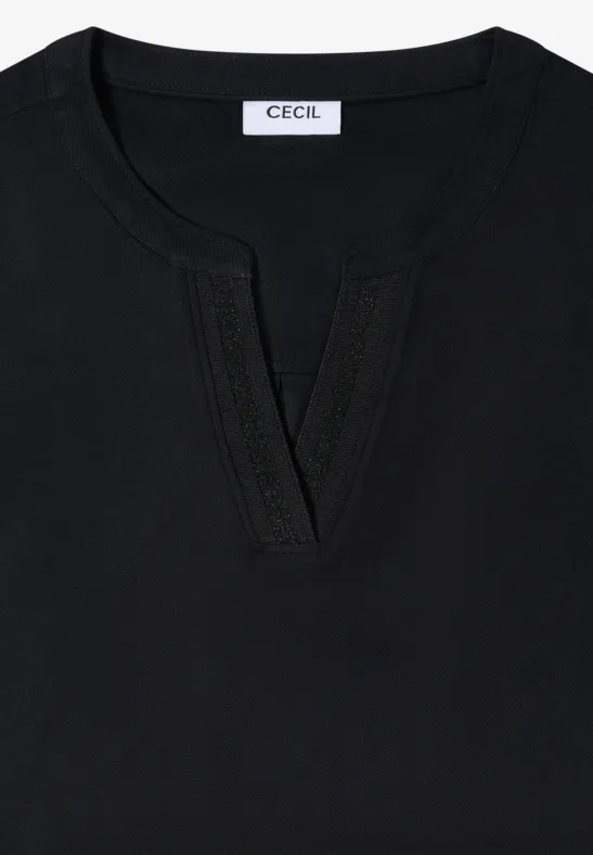 Tuniek in effen kleur Black