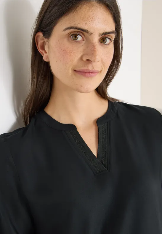 Tuniek in effen kleur Black