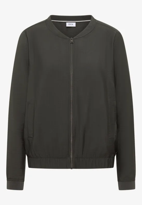 Blouson in Unifarbe raw khaki