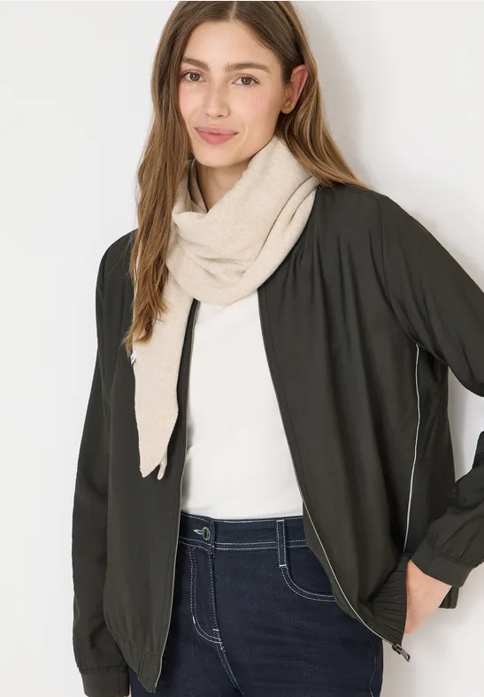 Blouson in Unifarbe raw khaki