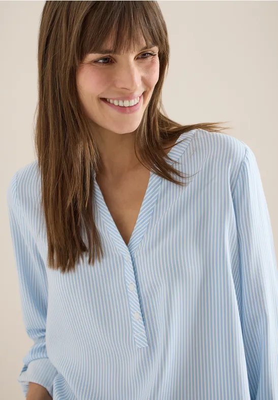 Gestreifte Bluse blouse blue