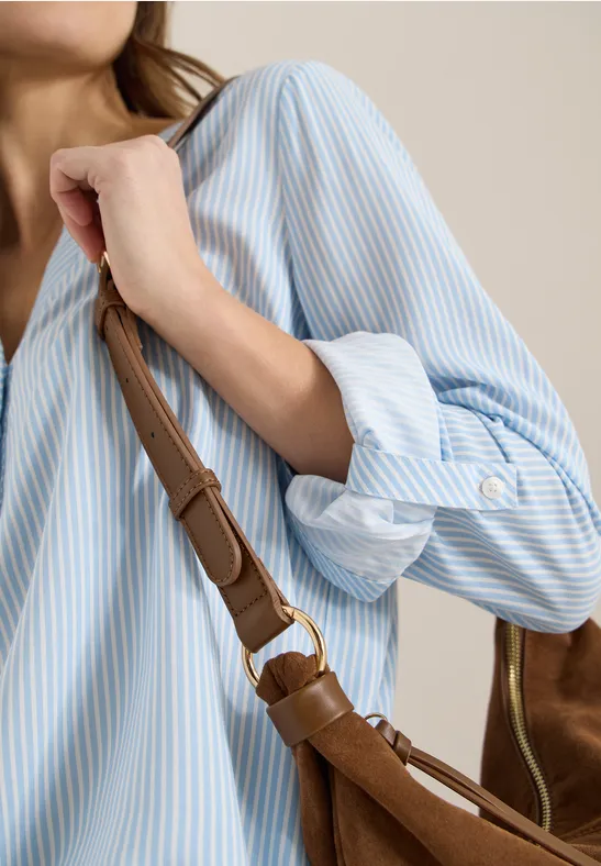 Gestreifte Bluse blouse blue