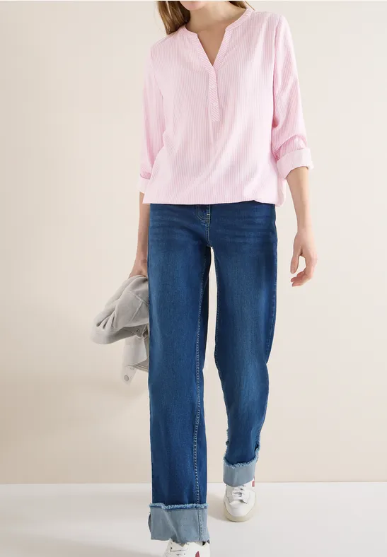 Blouse à rayures light blush rose