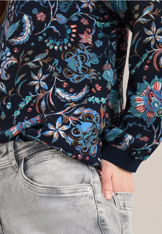 Blouse à motifs universal blue