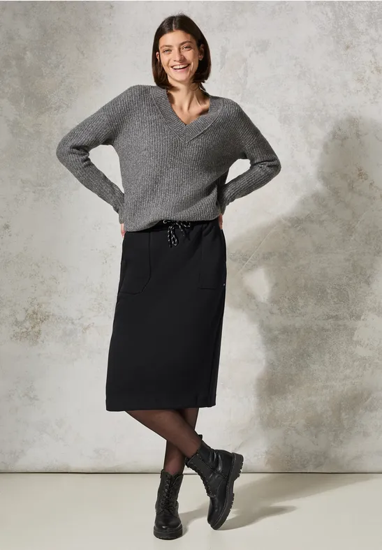Silk-touch Midi-Rock Black