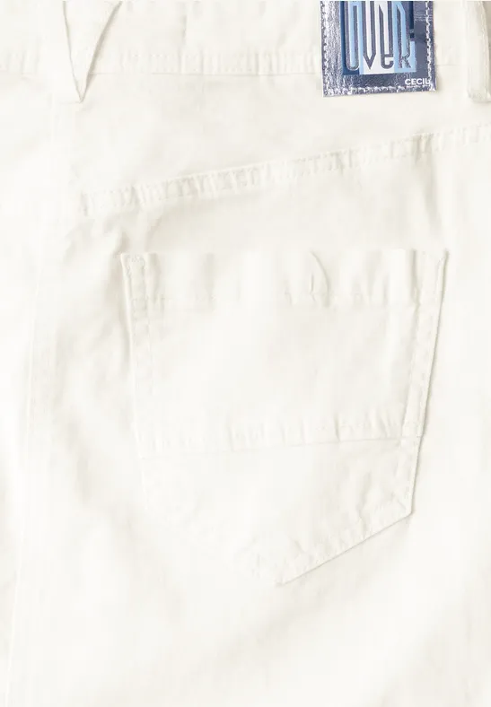 Midi Jeansrock vanilla white
