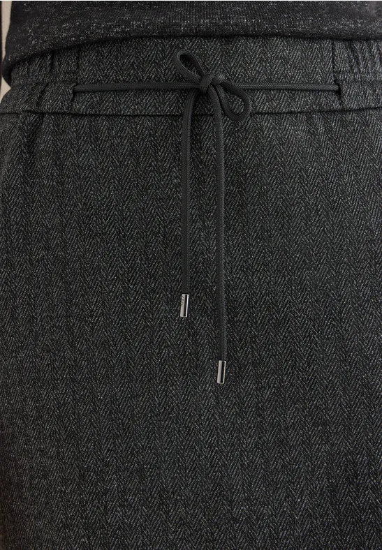 Gemusterter Jogg-Skirt Black