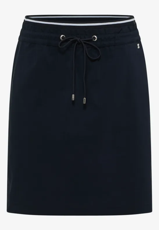 Jupe mi-longue avec détail rayé universal blue