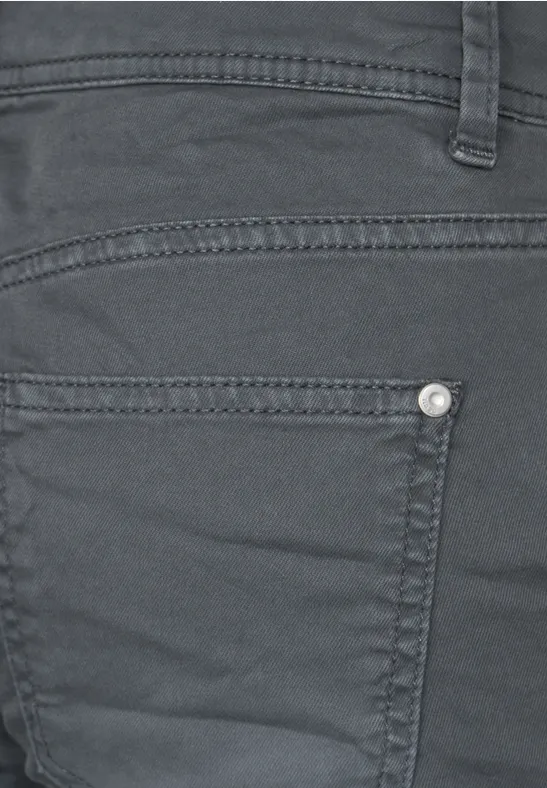 Loose Fit Hose mit Stretch dark silver