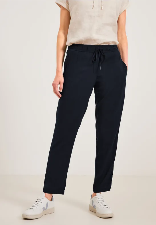 Loose fit broek deep blue