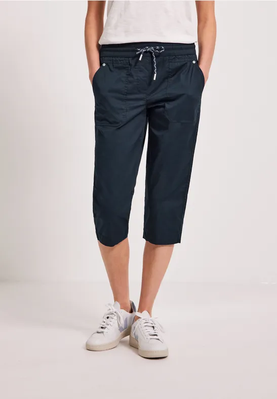 Pantalon papertouch coupe classique deep blue