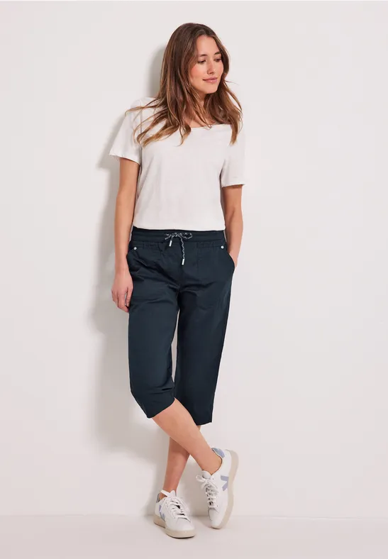 Pantalon papertouch coupe classique deep blue