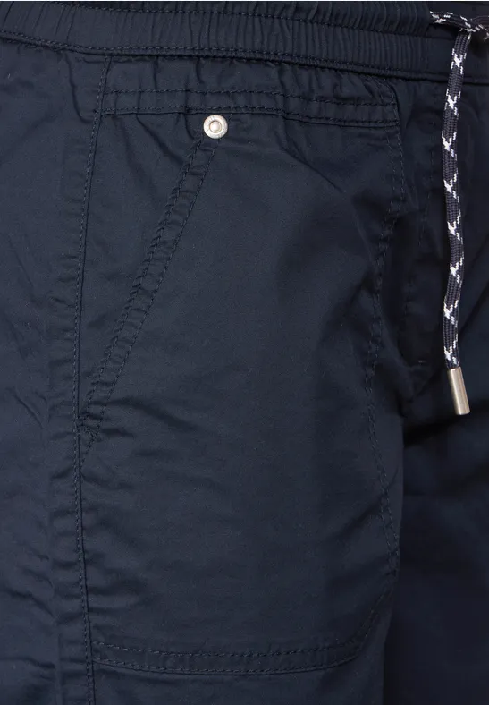 Pantalon papertouch coupe classique deep blue