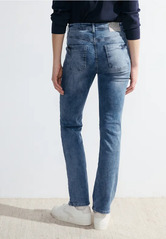 Slim fit bootcut jeans authentic used wash