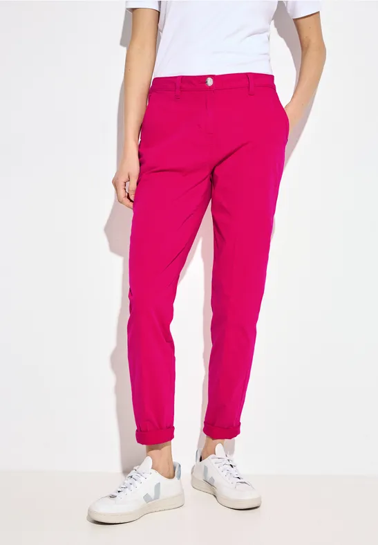 Pantalon chino coupe classique pink sorbet