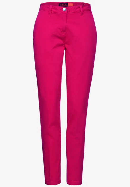 Pantalon chino coupe classique pink sorbet