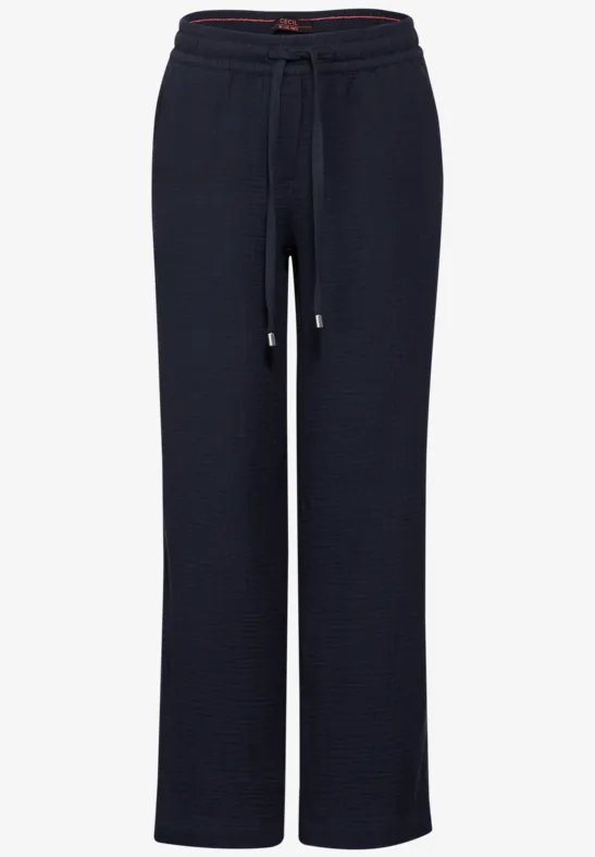 Mousseline broek universal blue