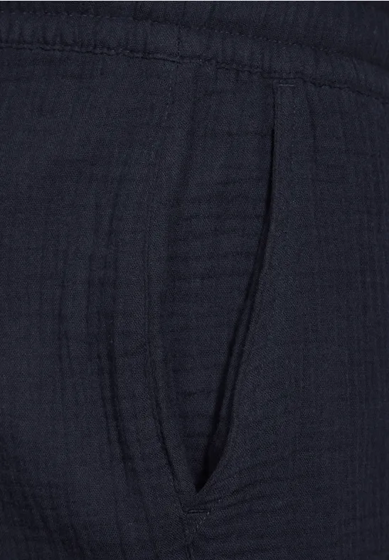 Mousseline broek universal blue