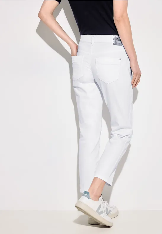 Witte slim fit jeans White