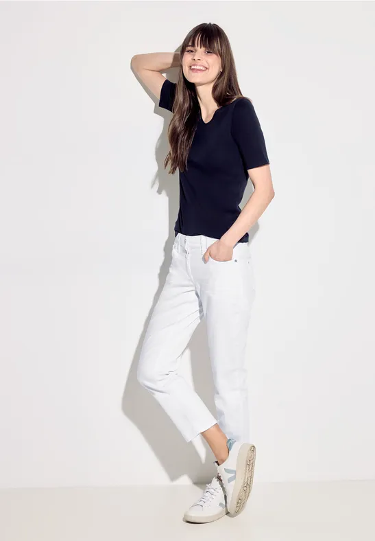 Weiße Slim Fit Jeans White