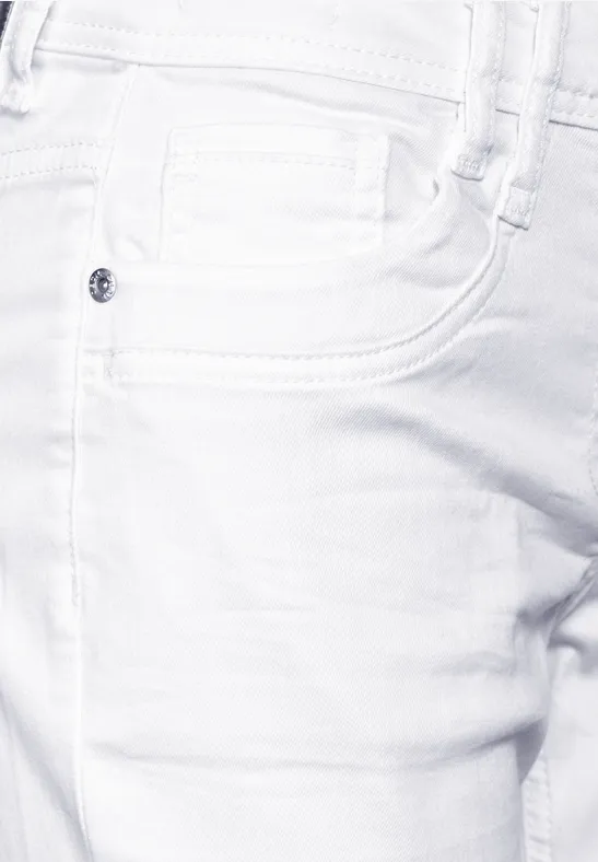 Weiße Slim Fit Jeans White