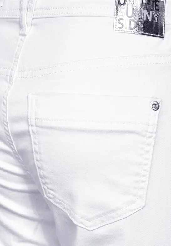 Weiße Slim Fit Jeans White