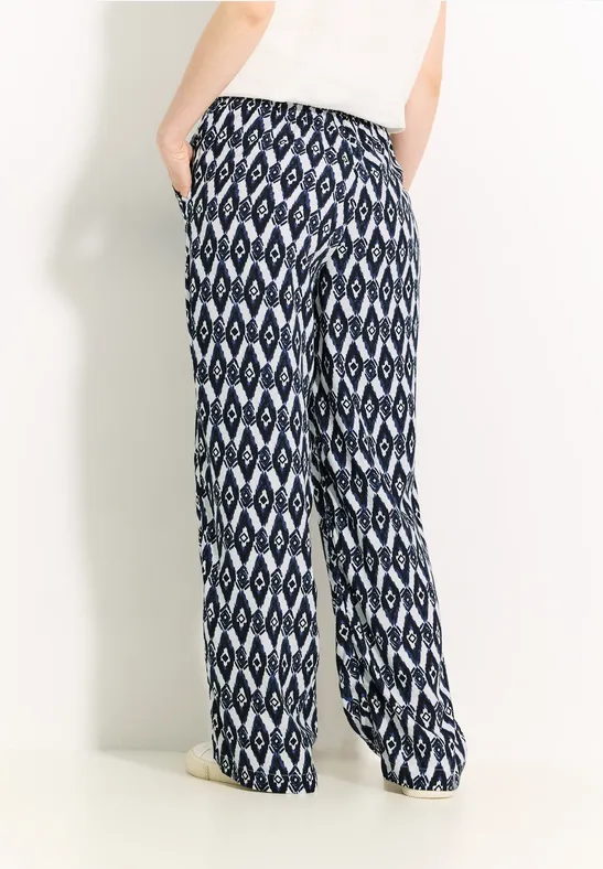 Pantalon à imprimé vanilla white
