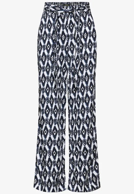Pantalon à imprimé vanilla white