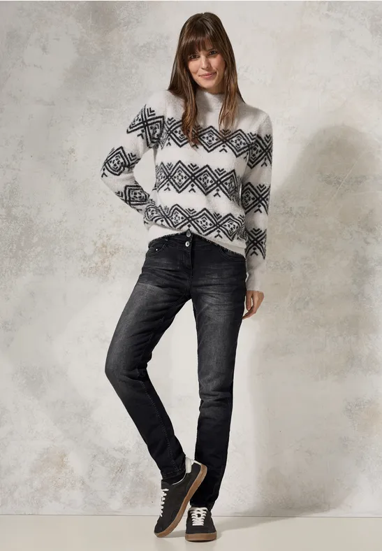 Jeans à la coupe slim dark grey washed