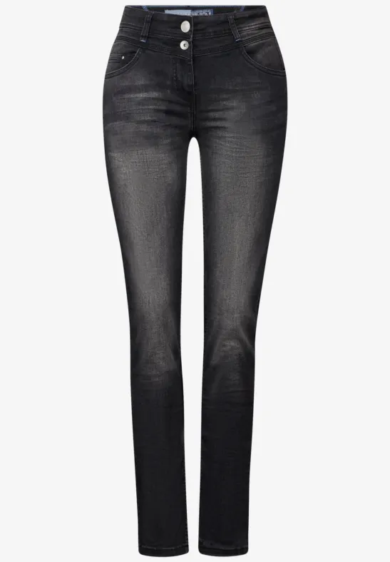 Jeans à la coupe slim dark grey washed