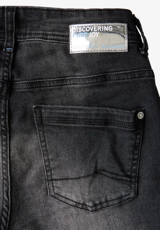 Jeans à la coupe slim dark grey washed