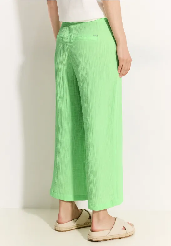 7/8 Musselin Hose matcha lime