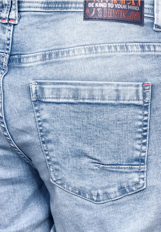 Loose Fit Jeans light blue used wash