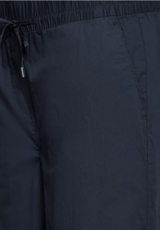 Pantalon 7/8 coupe ample universal blue