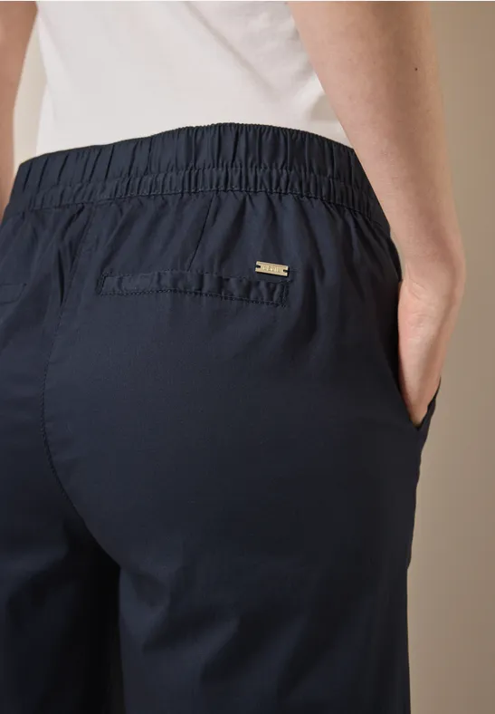 Pantalon 7/8 coupe ample universal blue