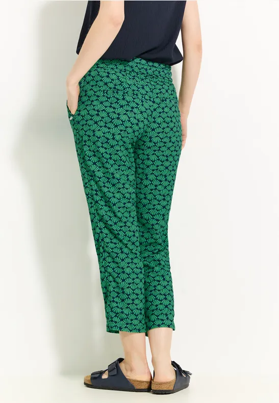 7/8 Hose mit Print fresh apple green