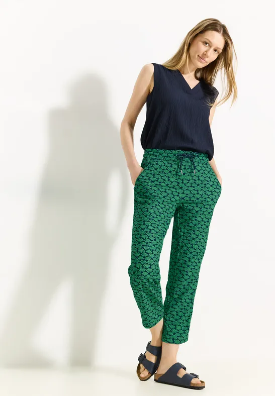 7/8 Hose mit Print fresh apple green