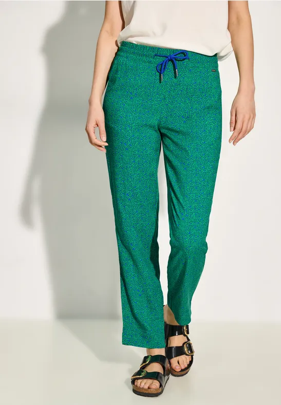 Pantalon imprimé confortable fresh apple green