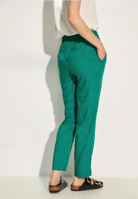 Pantalon imprimé confortable fresh apple green