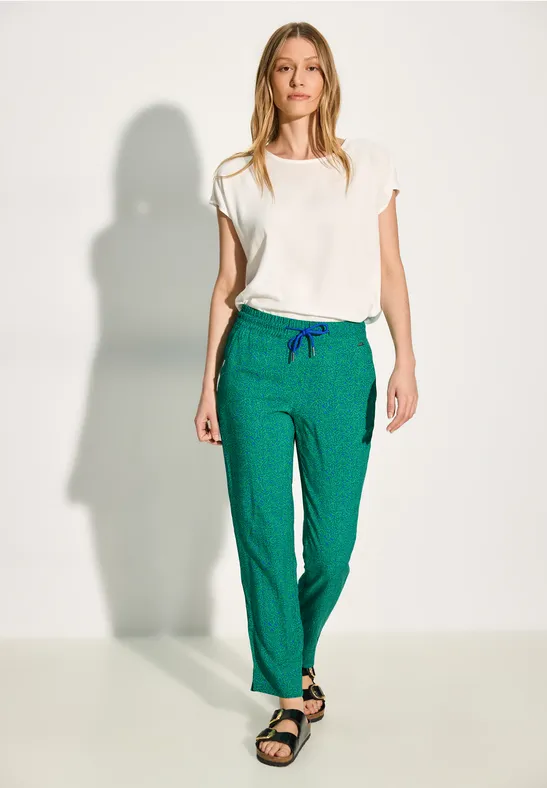 Pantalon imprimé confortable fresh apple green