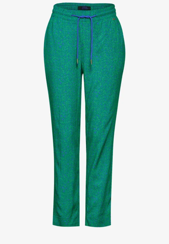 Pantalon imprimé confortable fresh apple green
