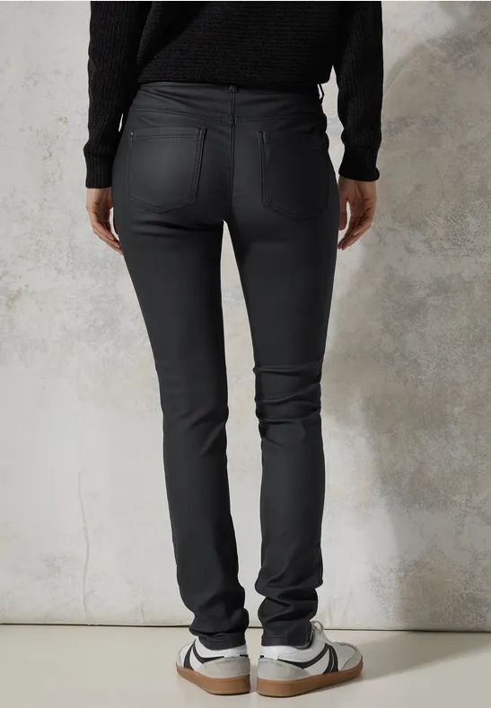 Pantalon enduit Black