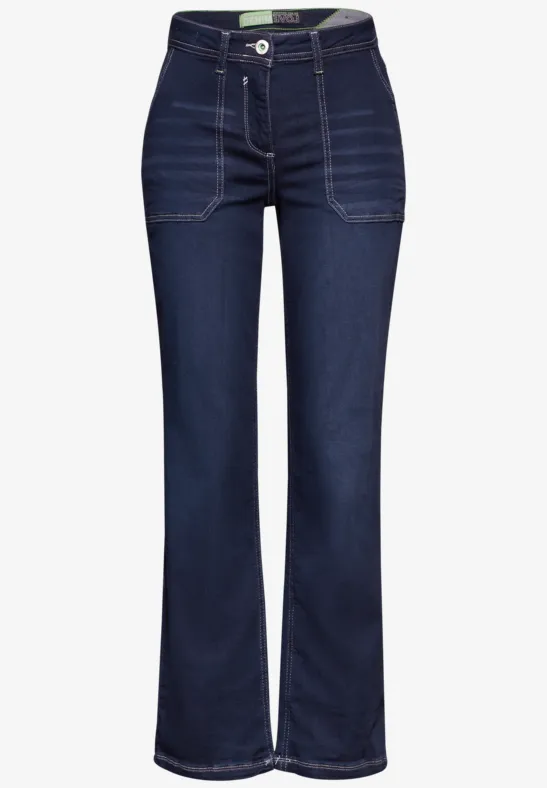 Jeans Loose Fit Dark blue wash