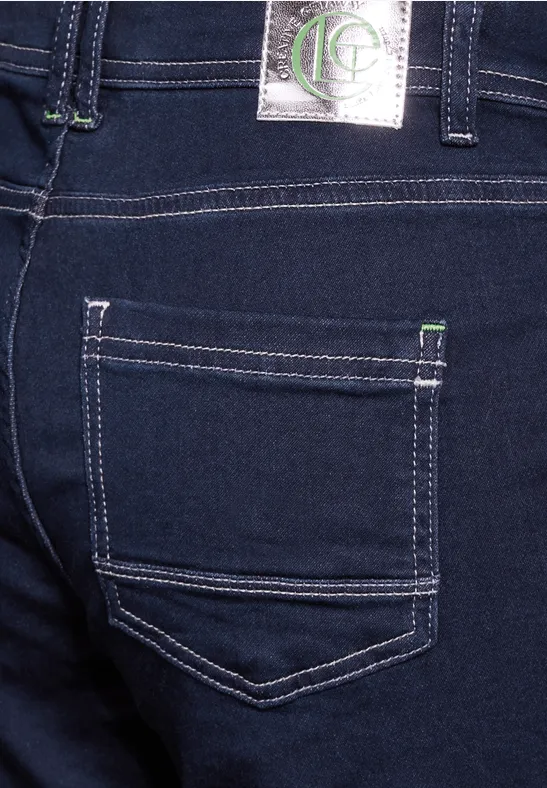 Jeans Loose Fit Dark blue wash