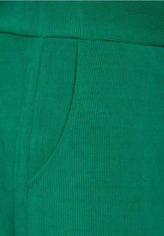 Cord-Hose im Loose Fit malachite green