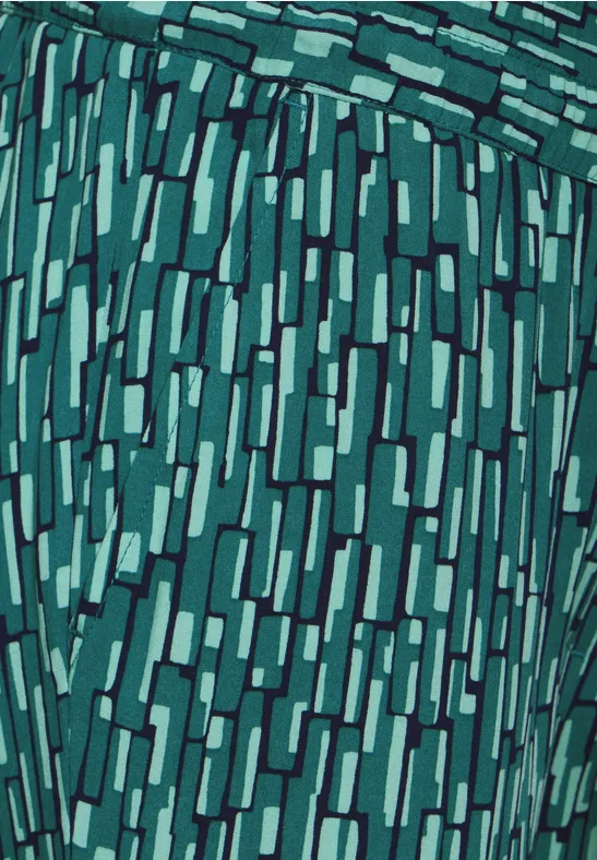 Losse broek fir green