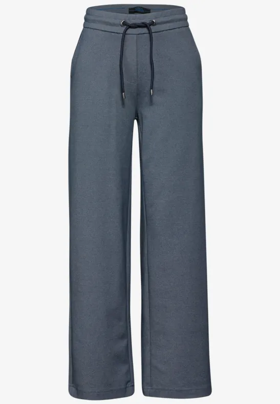 Pantalon loose fit oil blue