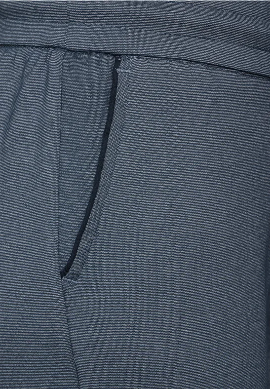 Pantalon loose fit oil blue