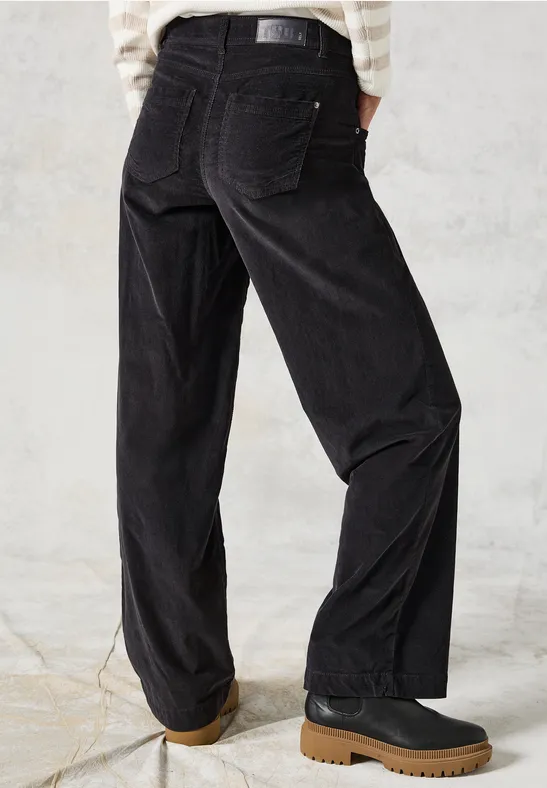 Pantalon loose fit carbon grey